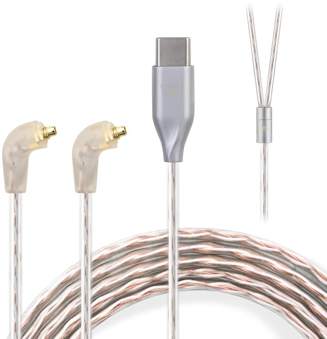 Main image of ER4SR to Type-C Upgraded Replacement Cable for Etymotic Earphones Cable 4 Core for Sony NW-ZX505/NW-ZX507/NW-A105/NW-A105HN/NW-A100TPS/NW-A106HN 3.94FT