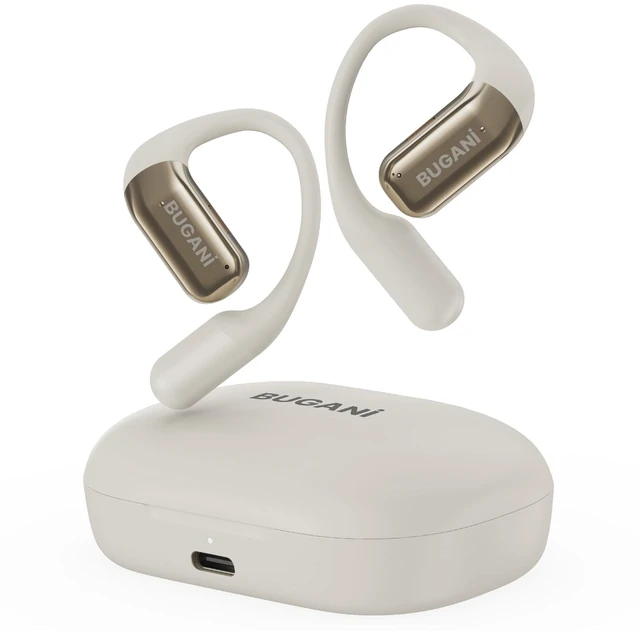Main image of Open Ear Headphones, Bluetooth 5.2 Open Ear Earbuds with Microphone, ENC Clear Talk, Immersive Stereo Sound, Fast Charging, 32H Playtime, Waterproof, White