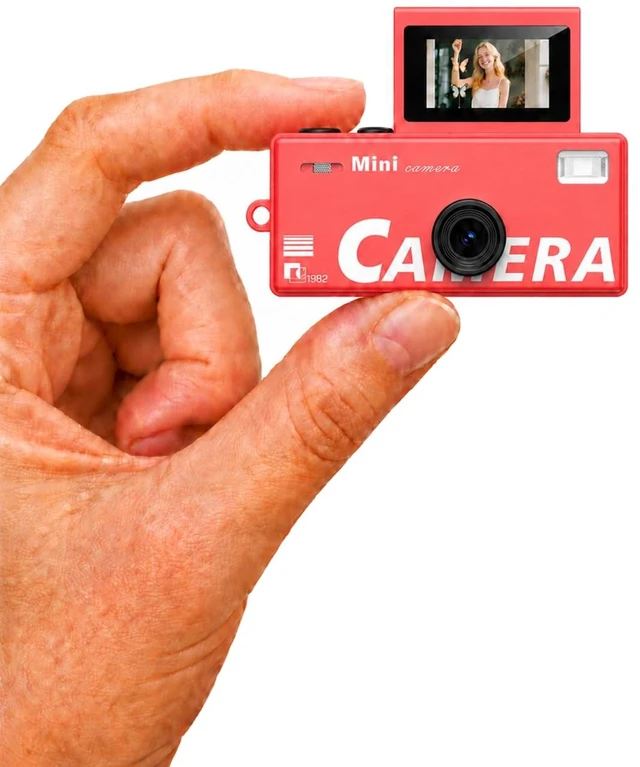 Main image of Mini Digital Camera, 90s Dreamcore Retro Cam for Grainy Photo Video Filming, 1.6MP Pocket Cam, Lo-Fi Photo/Video Recording, 4G Card & Reader, Fun for Beginner, Teens, Adults
