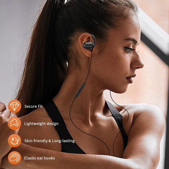 Alt view image 6 of 7 - 3.5mm Wired Earbuds Open Ear Headphones Sport Headset with Mic Over Ear Earphones for iPod/MP3 Laptop for Android Airplane School Students Running Exercise Gym Workout Black