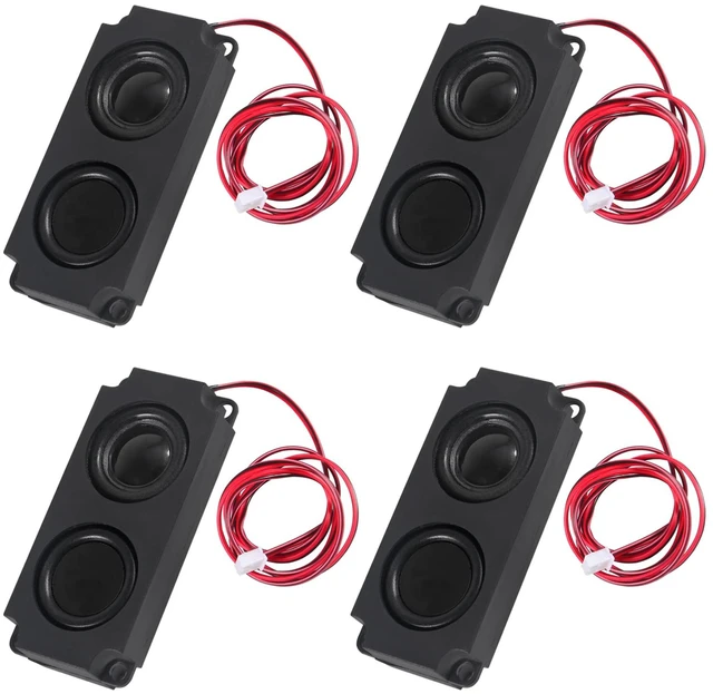 Main image of 4pcs Speaker 5 Watt 8 Ohm Double Cavity Mini Speaker Full-Range Cavity Advertising Machine Small Speaker 3.3V 5V with JST-PH2.5mm-2 pin Interface for Arduino Small DIY Electronic Projects