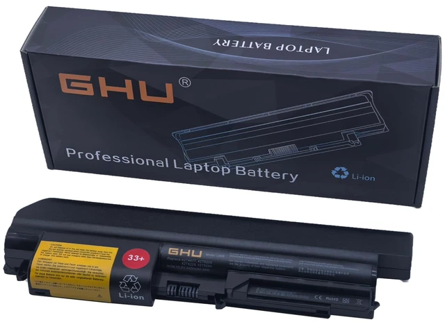 Main image of New Battery 48 WH Replacement for 33+ 41U3198 43r2499 42t4531 42T4644 Compatible with Lenovo Thinkpad R400 T400 14-inch 42T5263 42T5229 42T4677 42T5225 42T5229 42T5262 42T5264