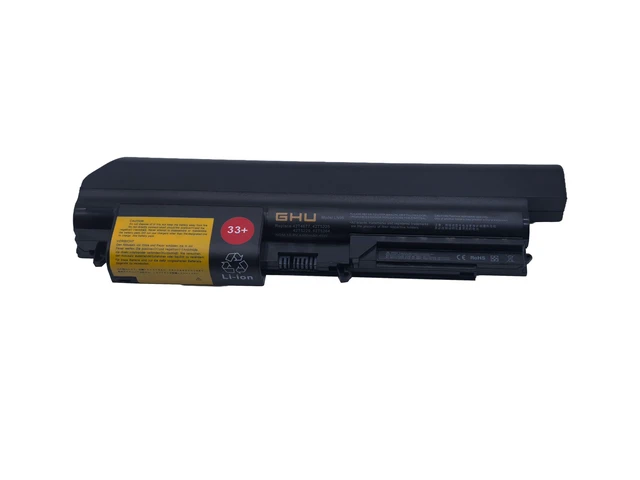 Alt view image 2 of 7 - New Battery 48 WH Replacement for 33+ 41U3198 43r2499 42t4531 42T4644 Compatible with Lenovo Thinkpad R400 T400 14-inch 42T5263 42T5229 42T4677 42T5225 42T5229 42T5262 42T5264