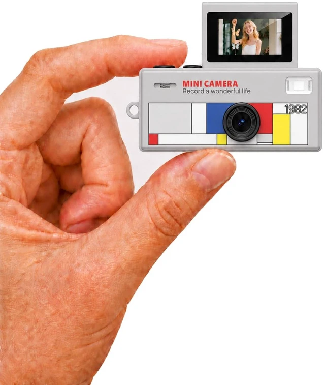 Main image of Mini Digital Camera, 90s Dreamcore Retro Cam for Grainy Photo Video Filming, 1.6MP Pocket Cam, Lo-Fi Photo/Video Recording, 4G Card & Reader, Fun for Beginner, Teens, Adults