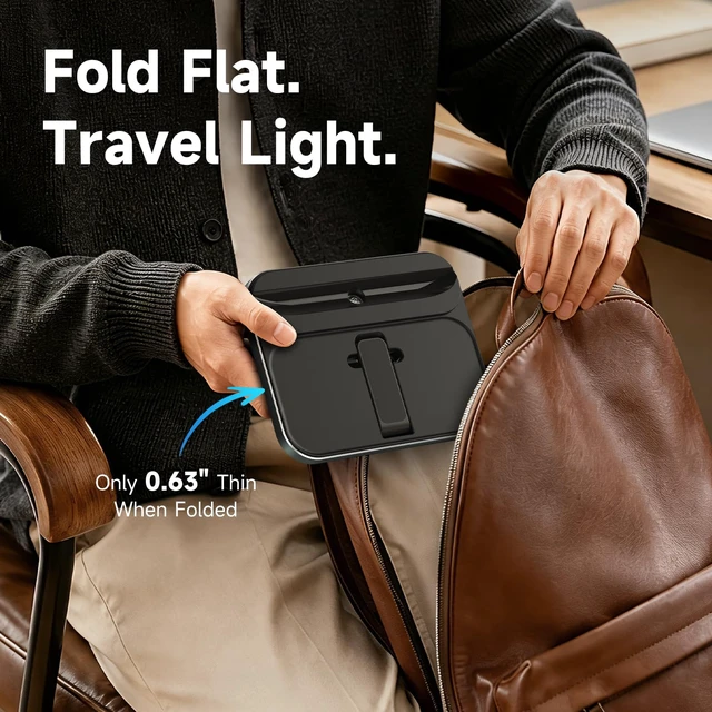 Alt view image 4 of 7 - 2 in 1 Charging Station for Ray-Ban Meta Glasses & Charging Case Foldable Magnetic Charger Dock for Wayfarer Skyler Headliner Blayzer Scriber Starfire Fury Adventurer Oakley HSTN