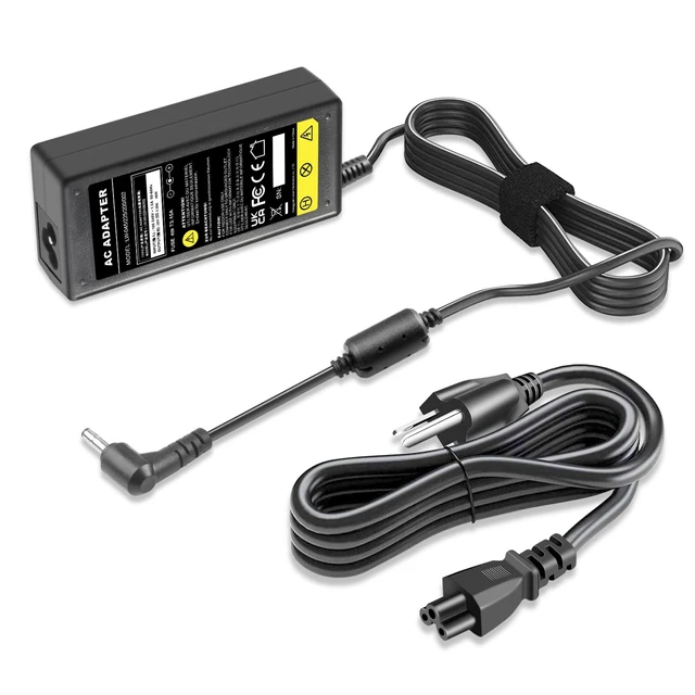 Alt view image 2 of 7 - 45W AC Adapter Power Charger for Lenovo Yoga 710 11 14 15 Flex 4 1130 1470 Lenovo Ideapad 710 100 110 110s Laptop Power Supply Cord(4.0mmx1.7mm)