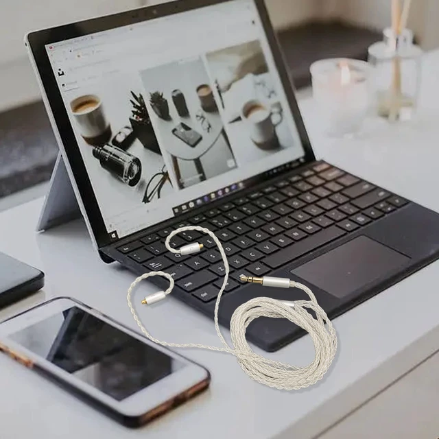 Alt view image 5 of 7 - Upgrade Earphone Cable for AUDIOSENSE, for WESTONE W Series W10 W20 W30 W40, ES Series ES10 ES20 ES30 ES50 ES60, MMCX to 3.5mm Replacement Earphone Cable