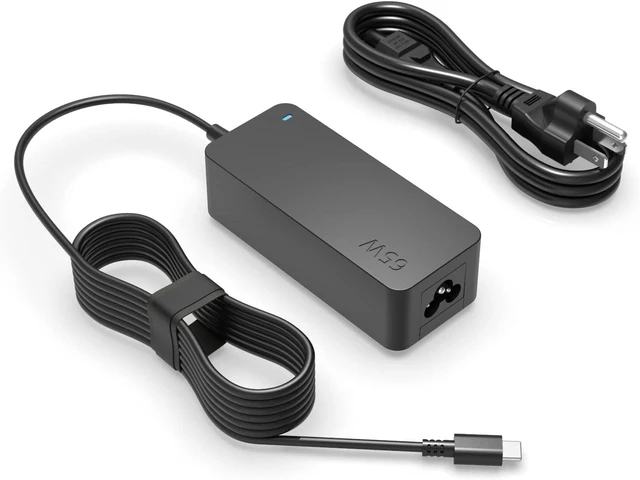Main image of 65W Fast Charger Fit for Lenovo Yoga 7i 9i 7 9 2 in 1 14'' 16'' Laptop, USB C Replacement AC Adapter Power Cord, Extended Cable