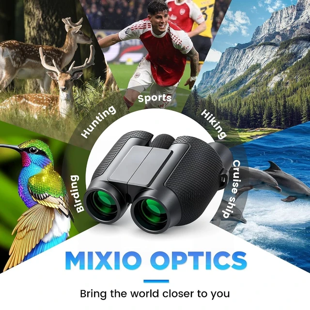 Alt view image 7 of 7 - 10x25 Binoculars for Adults,High Powered Binoculars with Large View