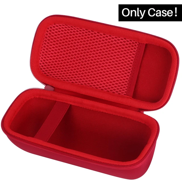 Alt view image 2 of 7 - Storage Case Compatible with JBL Grip Portable Bluetooth Speaker Lightweight & Carry, Dustproof Storage, Travel Friendly, Portable for Daily Use, Red Case