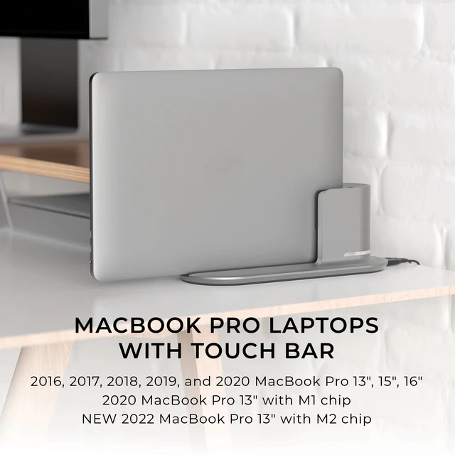 Alt view image 3 of 7 - DockBook for Touch Bar MacBook Pro 2016-2020 & 2022 Must Have Touch Bar, Does Not Support Dual Monitors, Requires Your Power Adapter, Touch Bar MacBook Pro Only