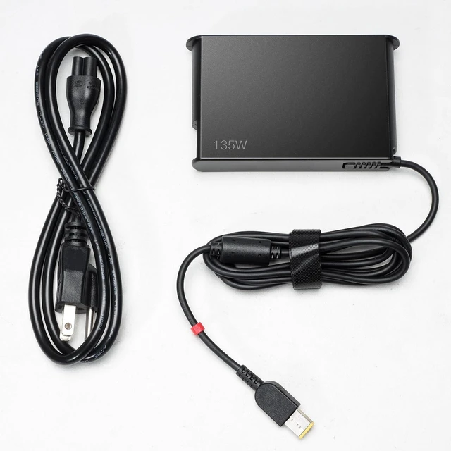Main image of 135W Laptop Charger for Lenovo Thinkpad, AC Adapter Compatible with ThinkPad X1 Extreme/P1/Legion Y530/Y700/Ideapad 720/Yoga Slim 7, 20V 6.75A Slim Tip Power Supply Cord