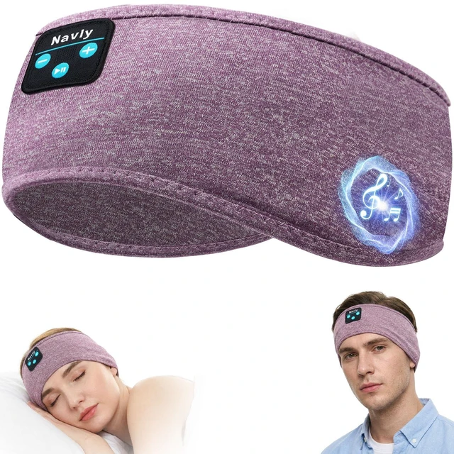 Main image of Bluetooth Headband Headphones, Ultra-Long Play Time Sleeping Headphones with Built-in HD Hi-Fi Speakers, Perfect for Workout, Yoga, Travel, Meditation