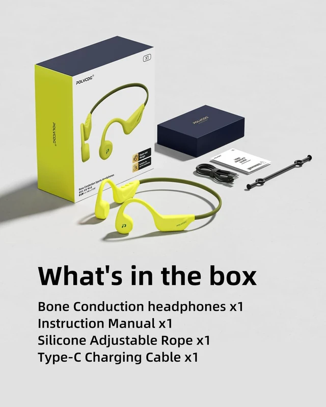 Alt view image 7 of 7 - Bone Conduction Headphones,Open Ear Headphones with Mic,Wireless Bluetooth Running Headphones,IPX6 Waterproof Earbuds,Type-C Quick Charging Earphones for Sports Workout Hiking Cycling Gift (White)