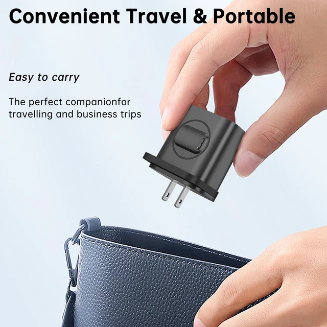 Alt view image 7 of 7 - 3-in-1 Charger for Fitbit Charge 6/Charge 5/Luxe,PD25W USB-C Fast Charging Dual Port Wall Charger Block,Travel Essential Charger for Fitbit Charge 6/5/Luxe,iPhone,Samsung,Google (grey)