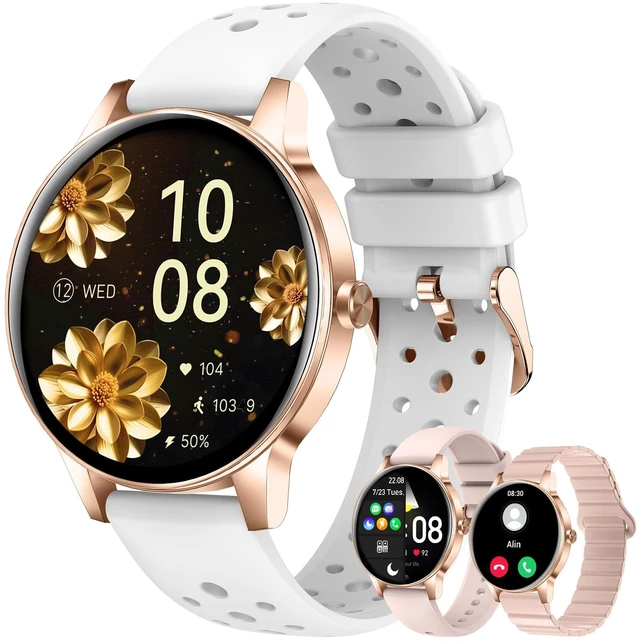 Main image of Smart Watch for Women, 1.27" HD Screen Fitness Tracker, Make/Answer Calls, 2026 Portable Smartwatches, 130+ Sport Modes with Heart Rate/Sleep Monitor, IP68 Waterproof, Fitness Watch for iOS Android