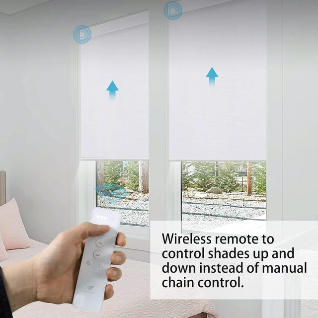 Alt view image 6 of 6 - Roller Shades Accessories 15-Channel Remote Control, Whtie Compatible with all types of blinds