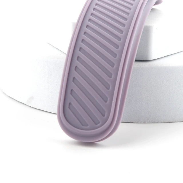 Alt view image 6 of 7 - Silicone Headband Cover Replacement Headband Cushion Washable Head Top Pad Protector Compatible with Apple AirPods Max Headphones Soft & Comfort Headband Pad Cover, Purple