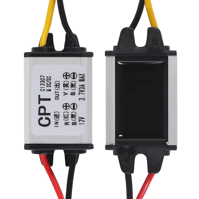 Alt view image 2 of 7 - 3PCS Buck Converter 12V to 3.7V 3A 11W Power Converter Car Power Converter DC Step Down Buck Voltage Regulator DC Power Supply Module Transformer for Car Truck Boat (12V to 3.7V 3A 11W)