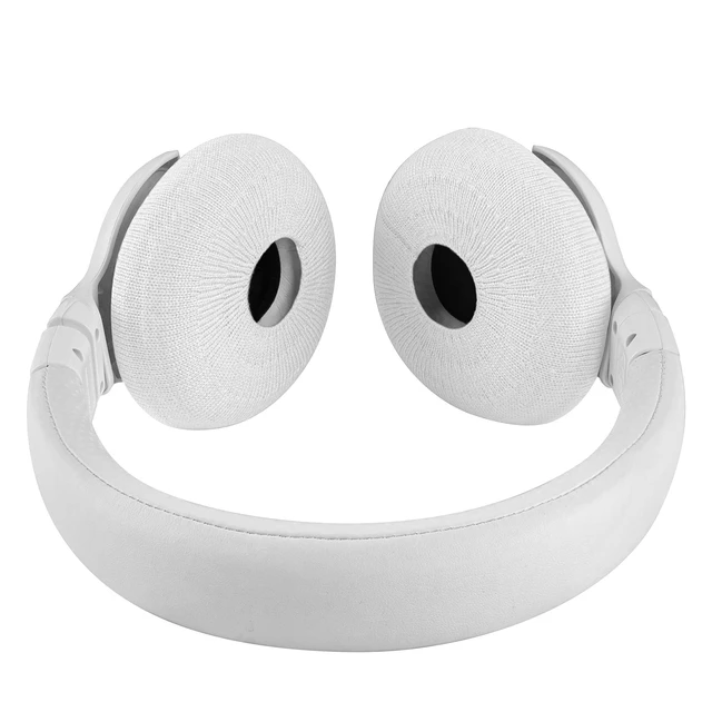 Alt view image 5 of 6 - 2 Pairs Knit Headphones Ear Covers - Product Safety Certified - Washable & Stretchable Sanitary Earcup Protectors for On-Ear Headsets, Sweat Pads for Gym, Meeting (Size S/White)