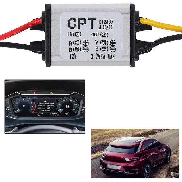 Alt view image 6 of 7 - 3PCS Buck Converter 12V to 3.7V 3A 11W Power Converter Car Power Converter DC Step Down Buck Voltage Regulator DC Power Supply Module Transformer for Car Truck Boat (12V to 3.7V 3A 11W)