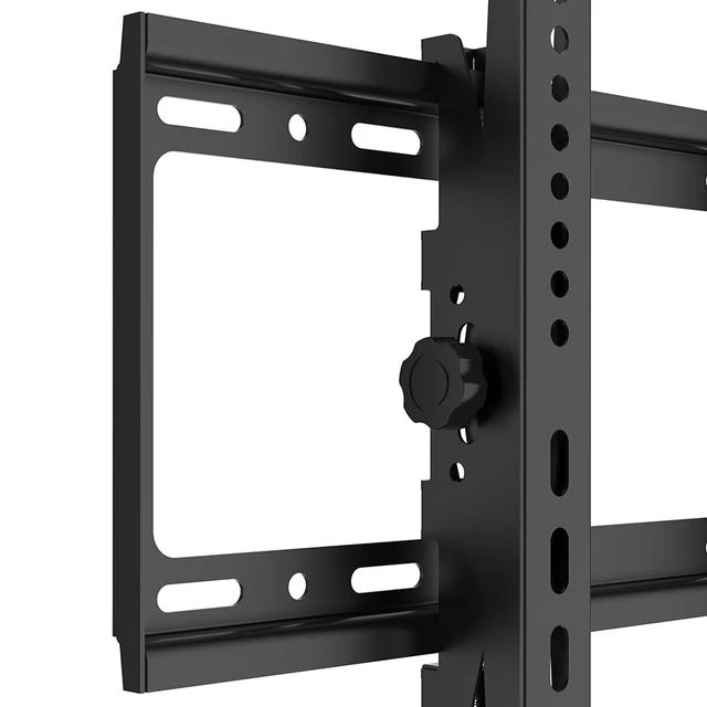 Alt view image 3 of 5 - Tilting TV Wall Mount, Ultra-Slim 0.8" Low Profile, Tilts -10°, 26-65" Screens up to 99 lbs, VESA 75x75 to 400x400mm, Quick-Release Lock, Pre-Assembled, Steel, Black