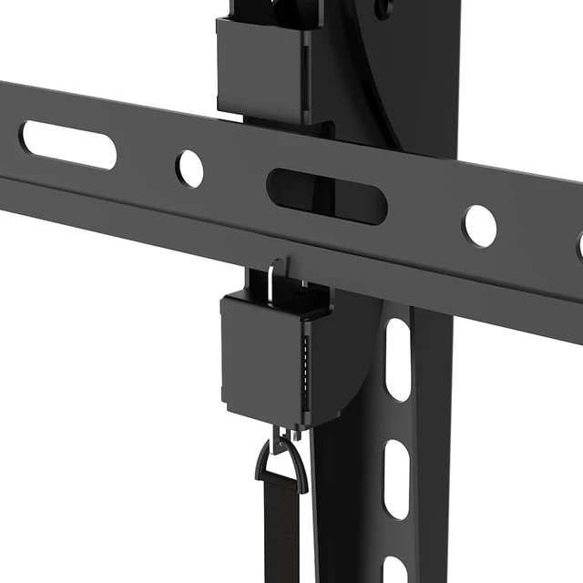 Alt view image 4 of 5 - Tilting TV Wall Mount, Ultra-Slim 0.8" Low Profile, Tilts -10°, 26-65" Screens up to 99 lbs, VESA 75x75 to 400x400mm, Quick-Release Lock, Pre-Assembled, Steel, Black