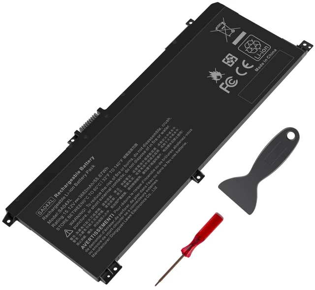 Main image of SA04XL Laptop Battery for HP Envy X360 15-DR 15T-DR 15M-DS 15-DS 17-CG 17T-CG 17M-CG Series HSTNN-OB1G HSTNN-OB1F L43267-005 Battery SAO4XL