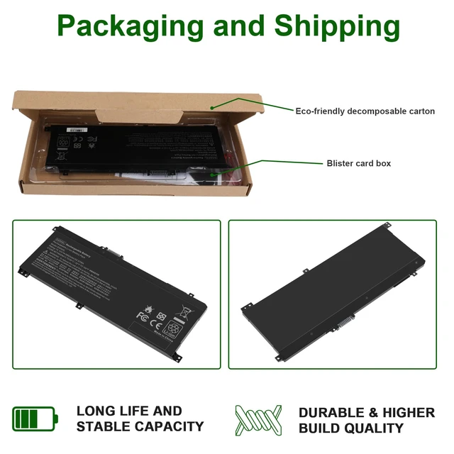 Alt view image 7 of 7 - SA04XL Laptop Battery for HP Envy X360 15-DR 15T-DR 15M-DS 15-DS 17-CG 17T-CG 17M-CG Series HSTNN-OB1G HSTNN-OB1F L43267-005 Battery SAO4XL