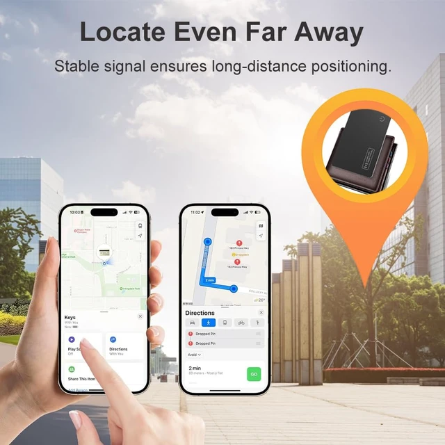 Alt view image 4 of 7 - Apple MFi Certified Wallet Tracker, Works with Apple Find My, Rechargeable 0.07in Ultra-Slim Tracking Card, Item Locator for Wallet, Luggage, Passports, Purse (B1)