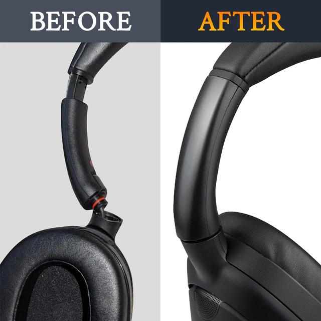 Alt view image 6 of 7 - Headband Side Slider for Sony ULT WEAR(WH-ULT900N) - Black Hinge(Outer & Inner) for WHULT900N Headphones