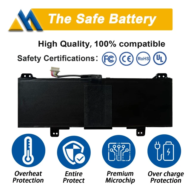 Alt view image 3 of 7 - GB02XL l42583-002 Laptop Battery Replacement for HP Chromebook X360 14A 14-DB 11 G8 G7 G1 G2 EE/Chromebook 11A G8 G5 G6 EE/Chromebook 14 G5 14-DB0051CL Series hstnn-ub7m L42583-005 L42550-271