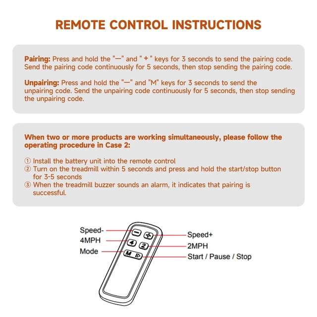 Alt view image 5 of 5 - Replacement Remote for Aiteid 930N 380FC Folding Treadmill Walking Pad Compatible With Rellfit LF03W, for Ulfario LF-X2DF Walking Pad Treadmill, Easy Pairing, Fast Response, Stable Signal