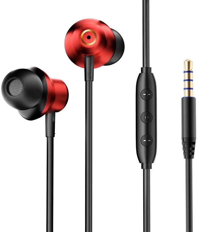 Main image of Wired Earbuds with ENC Noise Canceling Mic, Deep Bass Stereo Wired Earphones, Plug in USB C/Type C Headphones Compatible with iPhone 17/16/15, Samsung, Android, Gaming, Laptop, Clear Calls