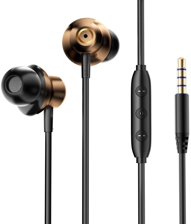 Main image of Wired Earbuds with ENC Noise Canceling Mic, Deep Bass Stereo Wired Earphones, Plug in USB C/Type C Headphones Compatible with iPhone 17/16/15, Samsung, Android, Gaming, Laptop, Clear Calls