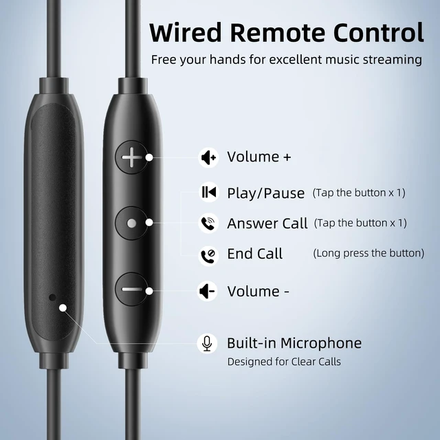 Alt view image 6 of 7 - Wired Earbuds with ENC Noise Canceling Mic, Deep Bass Stereo Wired Earphones, Plug in USB C/Type C Headphones Compatible with iPhone 17/16/15, Samsung, Android, Gaming, Laptop, Clear Calls
