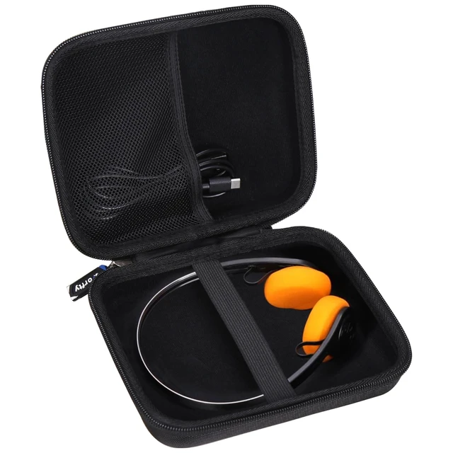 Alt view image 7 of 7 - Case for JLab Rewind 2/ Koss KPH40/ Moondrop Wireless Retro Headphones - Hard Travel Protective Carrying Storage Bag, Box Only