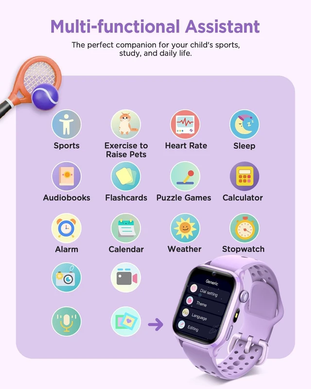 Alt view image 3 of 7 - Smart Watch, No App or Phone Needed, IP68 Waterproof