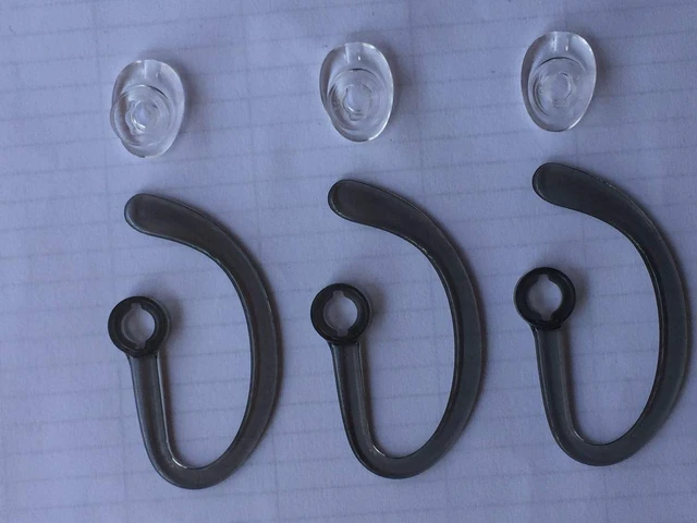 Alt view image 4 of 5 - Ear Tips for Plantronics CS540 Replacement Cordless Headset Ear Fit Kit Earbuds Earloops EarHook Foam Spare Compatible with Plantronics CS540 WH500 W440 Savi W740-3X Medium