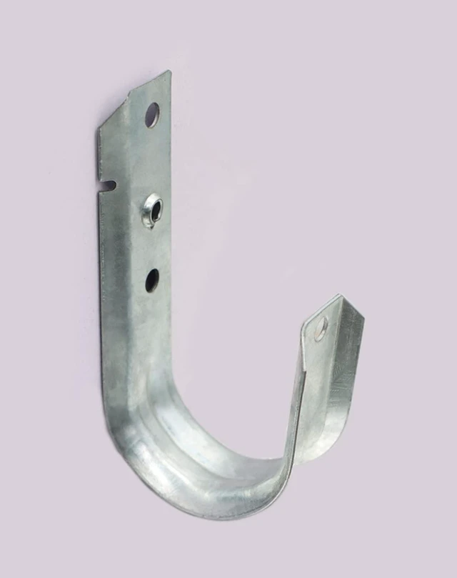 Alt view image 5 of 6 - Cable Support J Hook, 2" Heavy Duty Metal Wire Cable Support J-Hook Hangers for Attaching Wall Mounting to Vertical Surfaces (25 Pack)