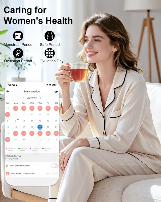 Alt view image 6 of 7 - Smart Watches for Women, 1.27" Fitness Watch with Bluetooth Make & Answer Calls,24H Heart Rate/SpO2/Sleep Monitor,120+ Sport Modes IP68 Fitness Tracker Compatible with iOS & Android (4 Straps,Silver)