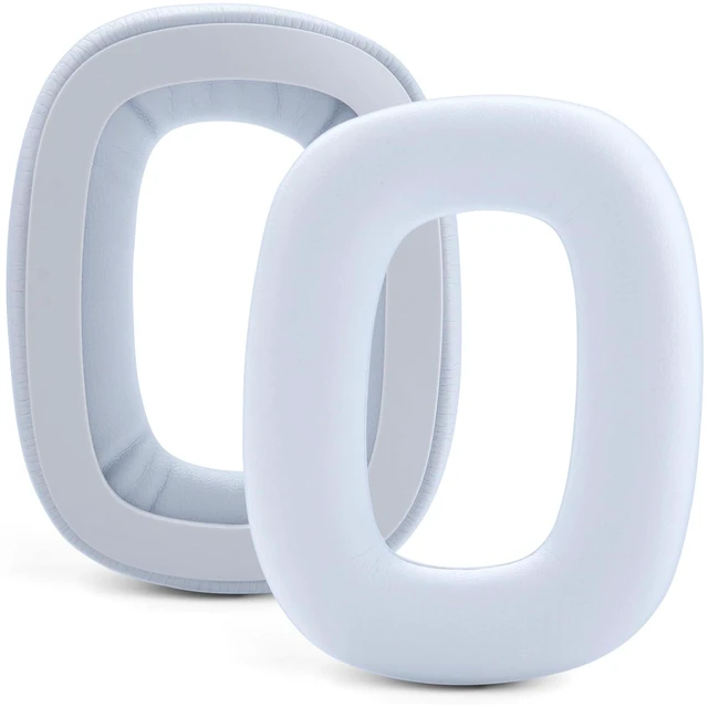 Main image of Astro A30 Ear Pads Replacement Ear Pads Cushions Compatible with Logitech Astro A30 Headphones Comfort Protein Leather Soft Memory Foam Replacement Headset Repair Parts (White)