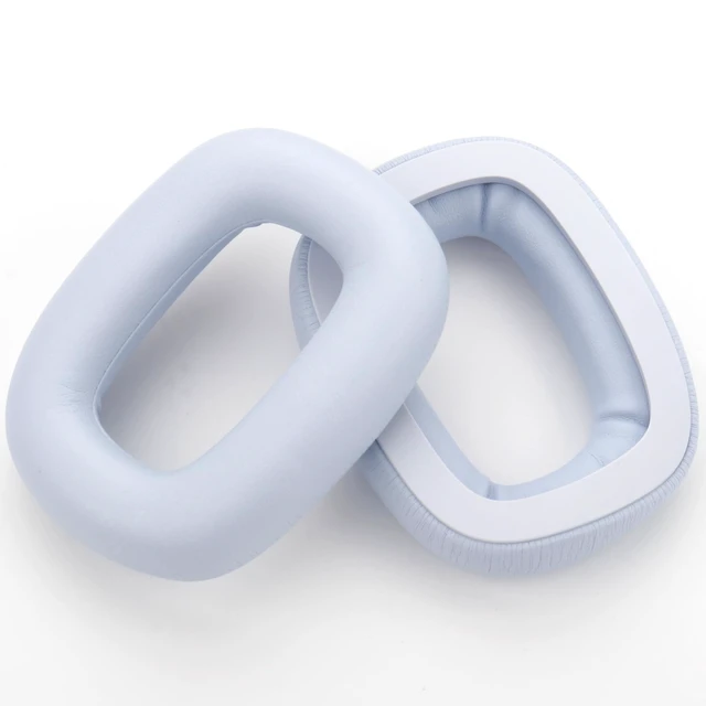 Alt view image 7 of 7 - Astro A30 Ear Pads Replacement Ear Pads Cushions Compatible with Logitech Astro A30 Headphones Comfort Protein Leather Soft Memory Foam Replacement Headset Repair Parts (White)