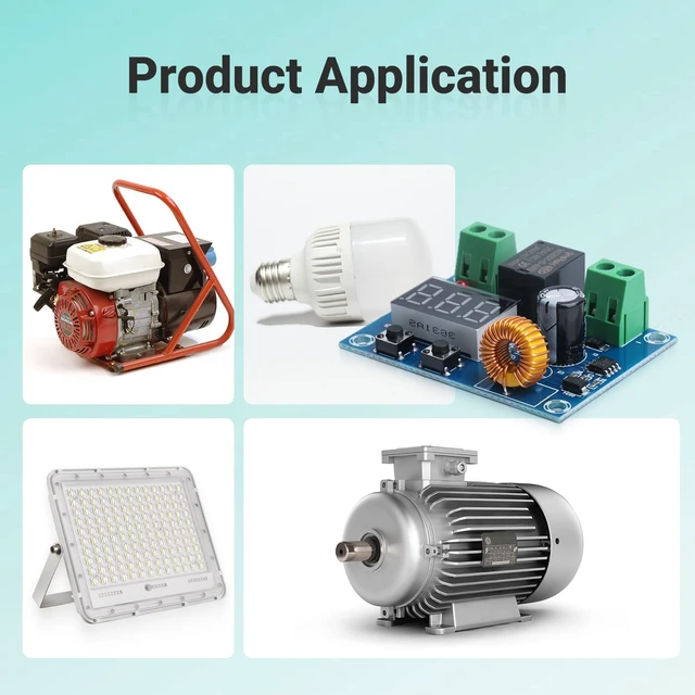 Alt view image 7 of 7 - 6PCS 12V-36V DC Voltage Protection Module, Digital Low Voltage Protector with Disconnect Switch and Over-Discharge Protection