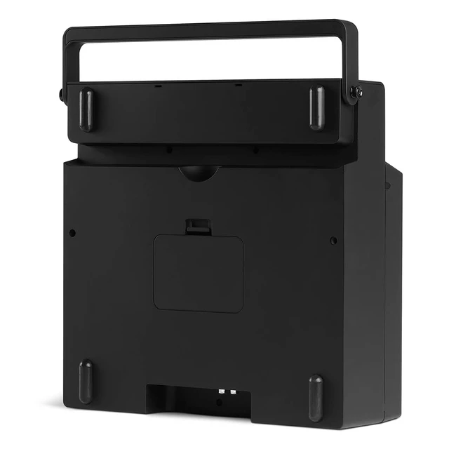 Alt view image 3 of 7 - Revolution GO Portable Vinyl Record Player, Battery-Powered Bluetooth Turntable, 12 Hour Battery Life, 3 Speed Belt-Driven Record Player, RCA Output, 3.5mm Headphone Jack (Black)