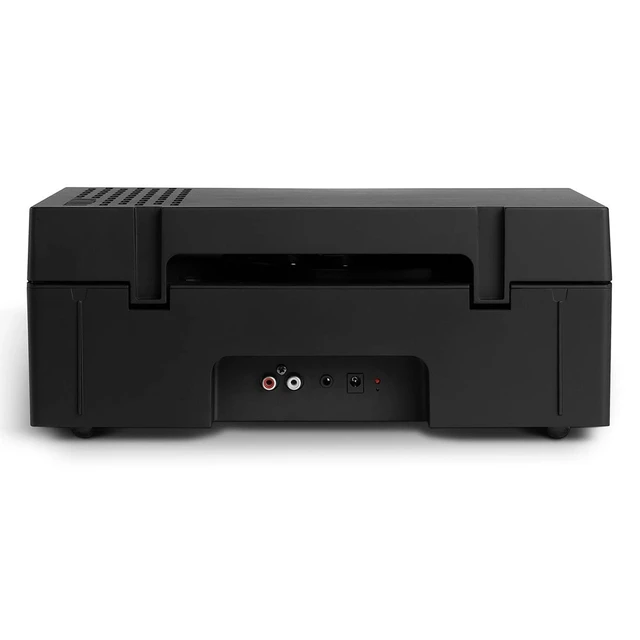 Alt view image 7 of 7 - Revolution GO Portable Vinyl Record Player, Battery-Powered Bluetooth Turntable, 12 Hour Battery Life, 3 Speed Belt-Driven Record Player, RCA Output, 3.5mm Headphone Jack (Black)