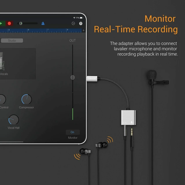 Alt view image 6 of 7 - USB C to TRS Microphone Headphone Splitter, Type C to 3.5mm Audio MIC Adapter Compatible with Google Pixel 8/7/6 Pro, Pixel 7a/6a, Pixel Fold, Pixel Tablet, Samsung S24/S23/S22/S21 Ultra More