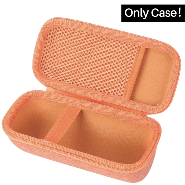 Alt view image 2 of 7 - Storage Case Compatible with JBL Grip Portable Bluetooth Speaker Lightweight & Carry, Dustproof Storage, Travel Friendly, Portable for Daily Use, Orange Case