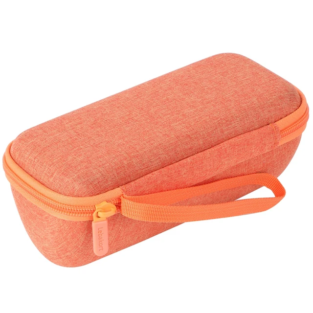 Alt view image 6 of 7 - Storage Case Compatible with JBL Grip Portable Bluetooth Speaker Lightweight & Carry, Dustproof Storage, Travel Friendly, Portable for Daily Use, Orange Case