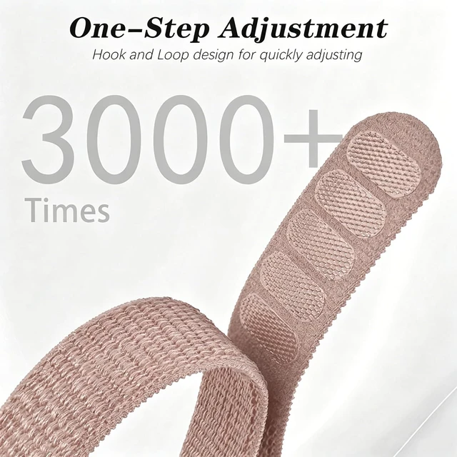 Alt view image 2 of 7 - 6 Pack Nylon Wristband Compatible with Hume Band Replacement 1.0 Hook and Loop Breathable Soft Strap for Fitness Tracker Women Men